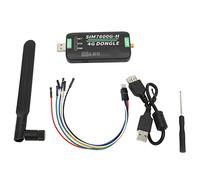 CCYLEZ Módulo SIM7600G-H 4G, Tarjeta de Red 2G/3G/4G, Adaptador USB LTE con Antena, Soporte de Comunicación USB/UART Enlace Descendente de 150 Mbps Y Tasa de Enlace Ascendente de 50 Mbps para PC