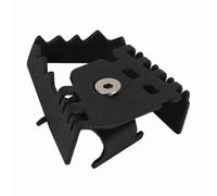 CCYLEZ Pedal de Palanca de Freno de Motocicleta, Almohadilla de Extensión Ampliada para F800GS F700GS, Acero Inoxidable Ligero y Duradero (BLACK)