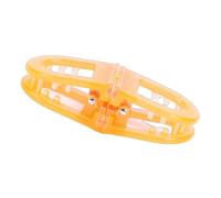 CCYLEZ Pinza de Pelo Magnética para Peinado, Sujeción Fuerte, Antideslizante, para Uso Diario sin Esfuerzo, Naranja, 1 Pieza
