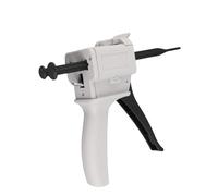 CCYLEZ Pistola de Pegamento AB de 50ML, Herramienta de Aplicación de Adhesivo Ligera y Resistente para Manualidades, Mezcla 1:1 2: en Negro y Gris