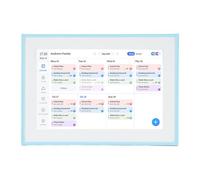CCYLEZ Planificador de Calendario Digital Inteligente de 10.1 Pulgadas, Organizador Familiar Electrónico con Pantalla Táctil Wifi Sync, Cuadro de Fotos Electrónica para Outlook