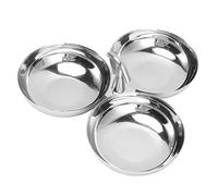 CCYLEZ Plato para Refrigerios de Acero Inoxidable 304, Frutero 3 en 1 Apto para Lavavajillas, sin Sabor Metálico, para el Hogar, Cocina, Fiesta, Camping Al Aire Libre (Tipo 1)