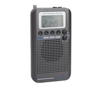 CCYLEZ Receptor de Radio de Banda Aérea, Portátil Am FM CB SW VHF con Batería de Duración Extendida de 700 MAh y Recepción de SeñAl Mejorada, para Viajes de Emergencia Al Aire Lib (Gray)