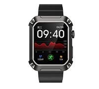 CCYLEZ S2 Smart Watch IPS FullTouch Pantalla BT Call Fitness Tracker IP68 a Prueba de Agua de 1,83 Pulgadas (Black)
