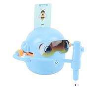 CCYLEZ Toy de Robot de Dibujo Interactivo, Dibujo Automático Robot Educativo para Niños, con 100 Tarjetas de 12 Bolígrafos, para Niñas para Niñas, Aprendizaje Preescolar (Cielo Azul)