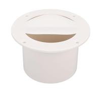 CCYLEZ Ventilación para Embarcaciones Livewell, Diseño Robusto Que Evita Salpicaduras de Agua y Acumulación de Espuma, Flujo de Aire Continuo para la Salud de los Peces Cebo, con (White)