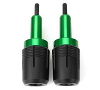 CCYYMOWOK Topes Anticaida para Kawasaki Z900 SE Z 900 2017-2023 2024 z900 Accesorios de Motocicleta Deslizadores de Marco protección contra caídas anticaidas (Verde)