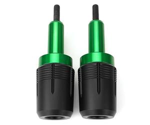 CCYYMOWOK Topes Anticaida para Kawasaki Z900 SE Z 900 2017-2023 2024 z900 Accesorios de Motocicleta Deslizadores de Marco protección contra caídas anticaidas (Verde)