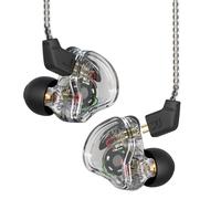 CCZ Melody Monitores in-ear dinámicos de 10 mm, 1,5 m, negro