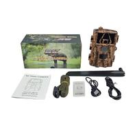 CCZRD Cámara De Rastreo En Vivo 4G, Control por Aplicación, Visión Nocturna IR, Trampa For Caza, HD 60MP, 8K con Tarjeta SIM, Móvil For Vida Salvaje