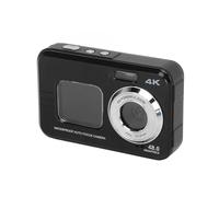 CCZRD Cámara Deportiva Subacuática 48MP 4K Salida De Vídeo Zoom Digital 16X Antivibración Vlog Impermeable Captura Fácilmente Momentos Maravillosos(Black)