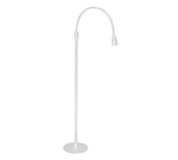 CCZRD Lámpara Pie Lámpara De Pie LED Curado Adhesivo Línea Púrpura UV 12W Con Paso Combina Cualquier Estilo Interior(WHITE)