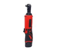 CCZRD Llave De Impacto 12V/18V, Eléctrica Recargable Inalámbrica, Llaves Trinquete Ángulo Recto 3/8 Pulgadas, Herramienta Con Controlador Impacto Rendimiento Potente Eficiente(RED 12V)