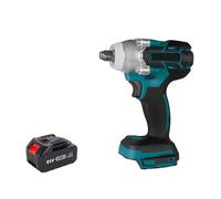 CCZRD Llave De Impacto Eléctrica Inalámbrica, Sin Escobillas, Taladro Manual, Herramienta For Batería 21V Impacto Rendimiento Potente Eficiente(1 Big Battery)