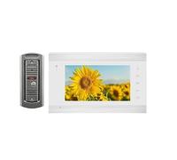 CCZRD Sistema De Intercomunicación Videoportero IP Inteligente WiFi Inalámbrico 7 Pulgadas con Cámara Timbre Cable 1080P, Compatible Desbloqueo Remoto Gama de Entornos Domésticos(1080P Not TF-00)