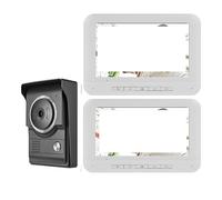 CCZRD Timbre De Video Inteligente Cámara Intercomunicador Visual Visión Nocturna Bidireccional Videoportero Teléfono Llamada Telefónica Gama de Entornos Domésticos(V70MLB-1V2)