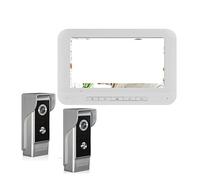 CCZRD Timbre De Video Inteligente Cámara Intercomunicador Visual Visión Nocturna Bidireccional Videoportero Teléfono Llamada Telefónica Gama de Entornos Domésticos(V70MM4-2V1)