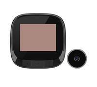 CCZRD Timbre Digital LCD De 2,4 Pulgadas, 90 °, For Ojo Puerta, Visor Cámara, Electrónico Mirilla, Visual For Exteriores Gama de Entornos Domésticos