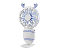 CCZRD Ventilador Con Forma De Dibujos Animados, Portátil USB Mano For Dormitorio Estudiantes, Miniventilador Viaje Al Aire Libre, 3 Velocidades Ajustables Refrigeración Rápida Eficaz Mantente Cómodo