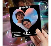 CCZUIML Imán de Nevera con música Personalizado, imán de Nevera con álbum de música Personalizado: imanes de Nevera con música Personalizados con Foto, canción y Portada del álbum