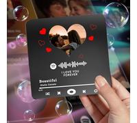 CCZUIML Imán de Nevera con música Personalizado, imán de Nevera con álbum de música Personalizado: imanes de Nevera con música Personalizados con Foto, canción y Portada del álbum