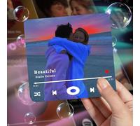 CCZUIML Imán de Nevera con música Personalizado, imán de Nevera con álbum de música Personalizado: imanes de Nevera con música Personalizados con Foto, canción y Portada del álbum