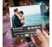 CCZUIML Imán de Nevera con música Personalizado, imán de Nevera con álbum de música Personalizado: imanes de Nevera con música Personalizados con Foto, canción y Portada del álbum