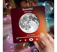 CCZUIML Imán de Nevera con música Personalizado, imán de Nevera con álbum de música Personalizado: imanes de Nevera con música Personalizados con Foto, canción y Portada del álbum