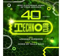 CD 40 Años Techno Club De Talla 2XLC 4CDs