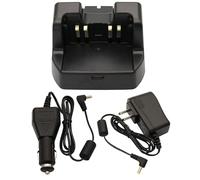 CD-47 Cargador rápido de escritorio DC 12V/24V cargador de coche compatible con Yaesu Vertex FT-60R FT-60 VX160 VX168 VX-150 VX-180 VXA-220 VX-417 VX427 FT-270R HX270 HX270S HX27370SFN. B-83 FNB-V94