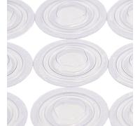 CD Clips à coller | Pastilles adhésives pour fixation de CD, DVD, Blu-Ray dans dossiers, des dossiers CD, etc. | Noir, Blanc ou transparent, 20, 50, 100 ou 1000 pièces | ultra-durable & fiable/
