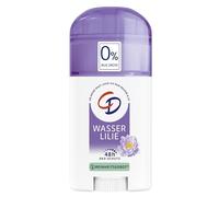 CD Desodorante en barra de cuidado de lirio de agua, 40 ml/sin alcohol y sin aluminio/después del afeitado, adecuado para 24 horas de protección, 40 ml