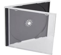 CD/DVD Jewel 10,4 mm Cases para 1 discos con Negro Bandeja (50 Unidades) de dragón Trading