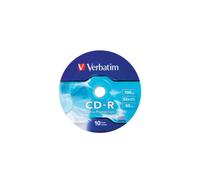 CD en blanco Verbatim CD-R 52X 700MB 10PK resistente a arañazos