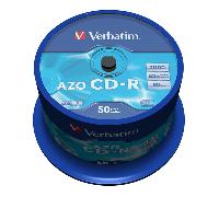 Verbatim CD-R AZO Crystal 700 MB 52x 50 pieza(s)