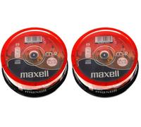 CD-r Audio maxell Music XL-II 80 tarrina 25 uds (Paquete de 2)