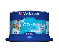 Verbatim CD-R AZO Wide Inkjet Printable no ID 700 MB 52x 50 pieza(s)