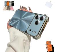 CD-Texture Case Cover Phone,Shockproof Protective Cover,Gradient Scratch-Proof Phone Case with Quad-Corner Drop-Proof & Full Camera Protection for iPhone17/16/15 Pro MAX (Blue, for 14 Pro)