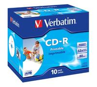 Verbatim CD-R AZO Wide Inkjet Printable 700 MB 10 pieza(s) ( 43325 )