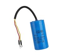 CD60 600 uF Condensador de motor, Condensador de arranque con cable 250VAC 50 / 60Hz para compresor de aire de motor