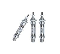 CD85N Mini Air Pneumatic Cylinder Stainless Steel Double Acting CD85N10/16/20/25-15X30X40X60X75X80X100-C(Stroke 50mm,Bore 20mm)(Stroke 50mm,Bore 12mm)