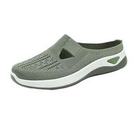 cdbsdvico - Zapatillas ortopédicas para mujer, ligeras, transpirables, zapatillas de verano, de malla, zapatillas ortopédicas con plataforma antideslizante, cómodas, sin cordones, zapatillas de