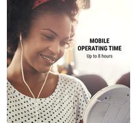 CDC 100MP3 Discman reproductor de CD, CD-R, CD-RW y MP3-CD, USB, sistema antichoque, blanco OneConcept