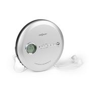 CDC 100MP3 Discman reproductor de CD, CD-R, CD-RW y MP3-CD, USB, sistema antichoque, plateado