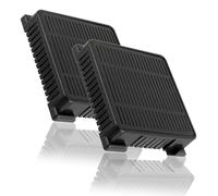 CDDCWZ Filtro de carbón activado para frigoríficos Liebherr - sustituye a 7440021-00 [9096989, 988246001, 988246000, 9882429] (negro, 2 piezas)