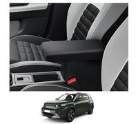 CDEFG Compatible con Citroen C3 Aircross 2025 Facelift Reposabrazos Central Cubierta Cubierta Protección Protección Protección Consola Central Cuero Reposabrazos Caja Cubierta Coche C3 Aircross