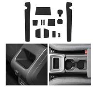 CDEFG Compatible con Dacia Duster 3 III 2024 2025 Alfombrillas de Goma Antideslizantes Reposabrazos Consola Central de Coche Portavasos Duster 3 Accesorios (Negro)