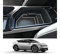 CDEFG Compatible con Kia EV6 2022 2023 Consola Central Reposabrazos Organizador Reposabrazos Caja de Almacenamiento Guantera EV6 Almacenamiento Center Console Tray EV6 2023 Accesorios (Blanco)