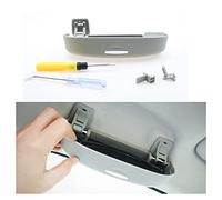 CDEFG Compatible con Seat Leon 4 MK4 Cupra Formentor/Cupra Terramar 2020-2024 2025 Coche Gafas Caja Organizador Gafas de Sol Soporte Almacenamiento Bolsillos Interior Accesorios (Gris)