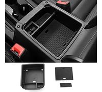 CDEFG Compatible con VW Tiguan 2 2016-2022 2023 / Seat Tarraco FR 2019+ Caja de almacenamiento, Consola Central Apoyabrazos Caja del coche Center Armrest Storage Box Accesorios R-Line del coche